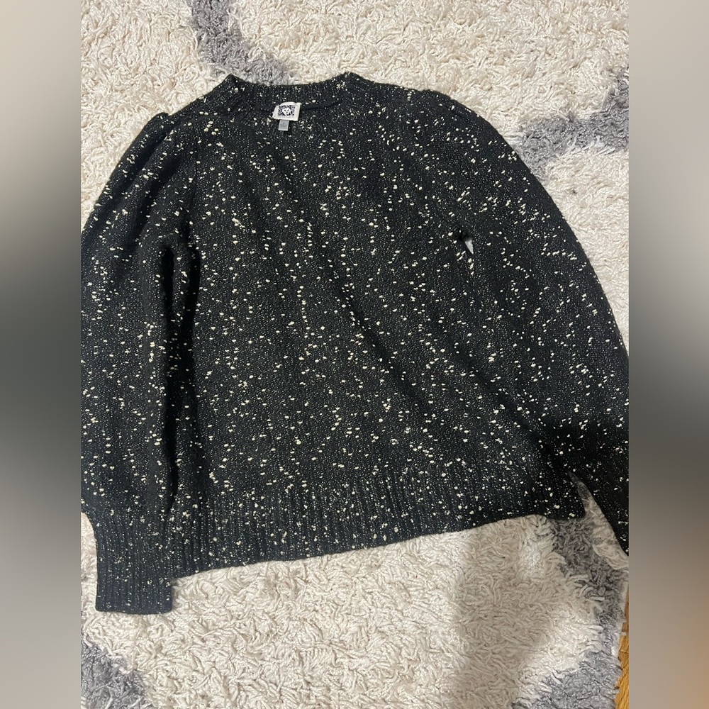 Anne Klein Black Speckled Women's Sweater size small